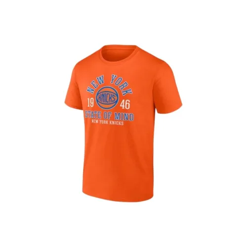 NBA New York Knicks T-Shirts Men Orange