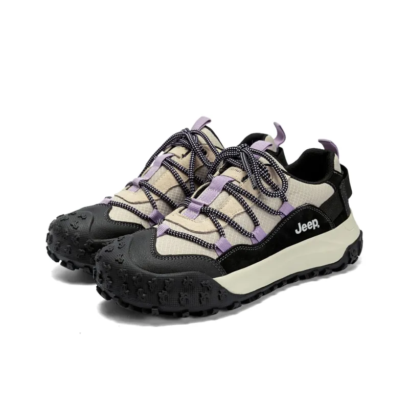 Jeep Anti-Slip And Wear-Resistant Breathable Low-Top Hiking Shoes Women's-5