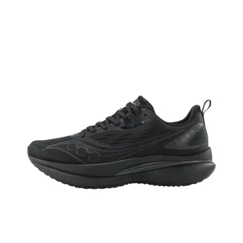 Saucony Cushioned Wear Resistant Breathable Low Top Casual Running Shoes Unisex Black
