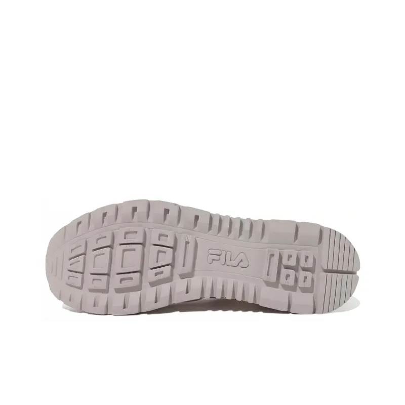 FILA Anti Slip Wear Resistant Low Top Running Shoes Women's Beige Pink-3