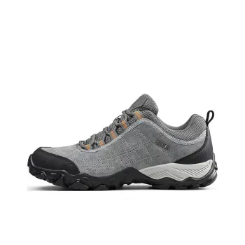 HUMTTO Cushioning Anti Slip And Wear Resistant Low Top Outdoor Shoes Men's Gray Black