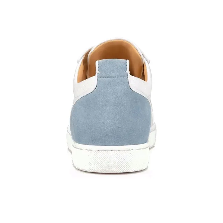 CL LUBOTING Low Top Stylish Skateboarding Shoes Men's White-3