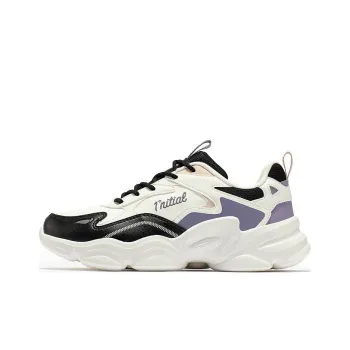 361° Thermal Cushioning Low Top Sports Casual Shoes Women's White Black
