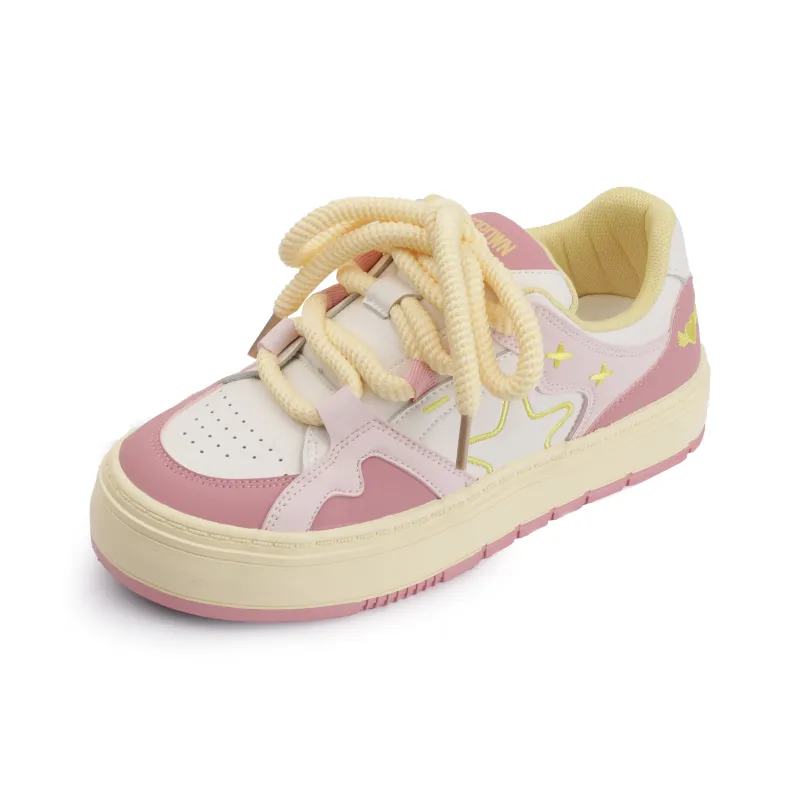 Miss Zhang Low-Top Skateboard Shoes Women's Cherry Blossom Pink-2