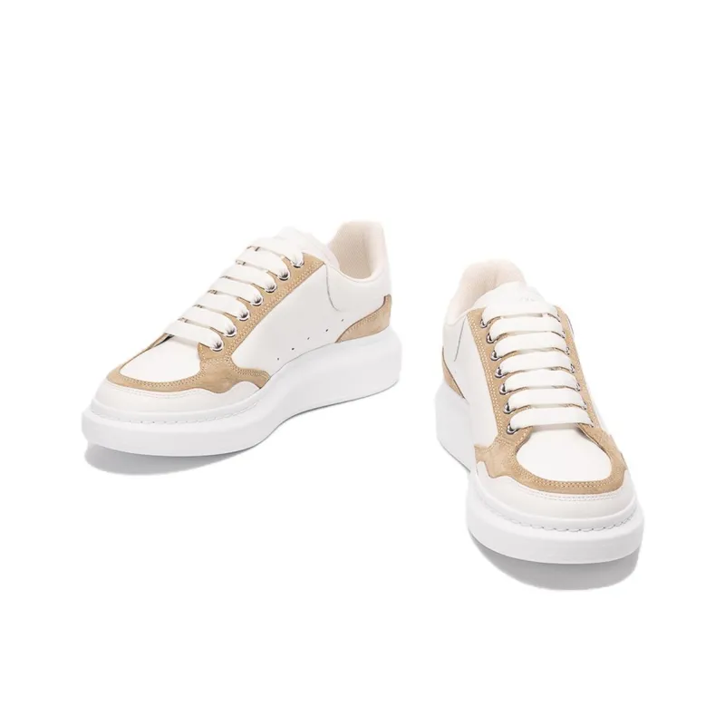 Alexander McQueen Oversized Low Top Skateboard Shoes Men's White-3