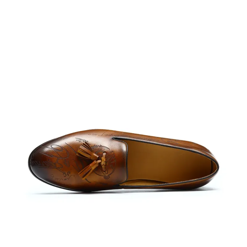 ASTON M.JAZZ Loafers Men Low Top Dark Gray/Brown-12