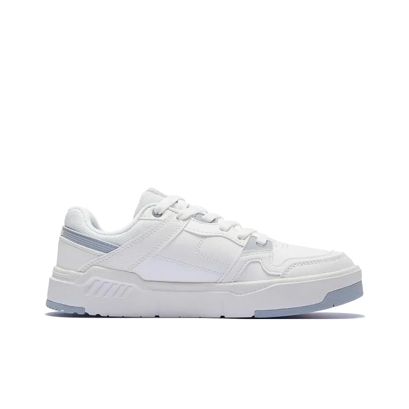 LiNing ACE V2 Abrasion Resistant Breathable Low Top Skateboard Shoes Men's White Gray-1