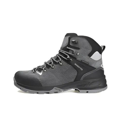 HUMTTO Hiking / Trekking Shoes Men High-Top Gray/Black