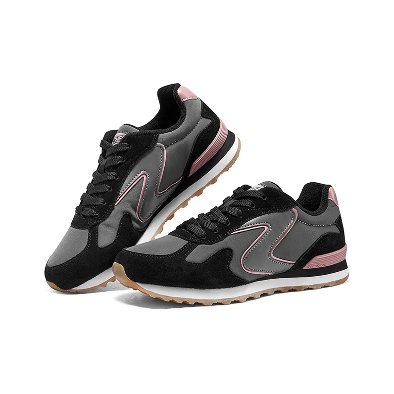 Skechers Og 85 'Black Grey Pink' Women's-3