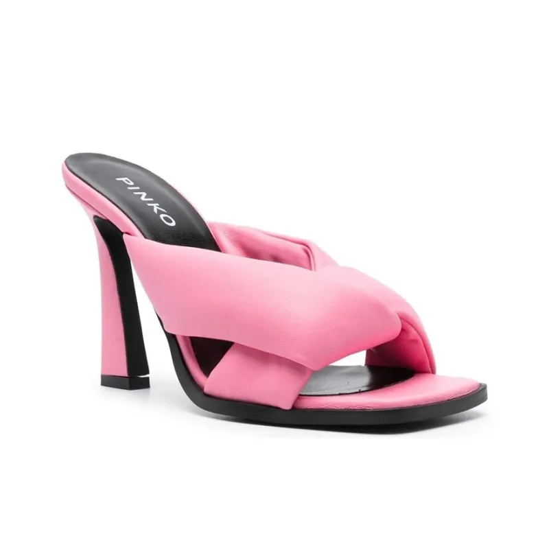 PINKO Slide Slippers Women's Pink-2