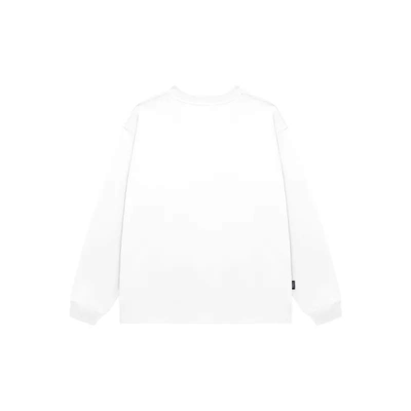 PMET Basic Logo Crew Neck Trendy Loose Fit Versatile Top Unisex-3