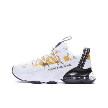 VERSACE JEANS Couture Chain Couture print Lace up Sneakers