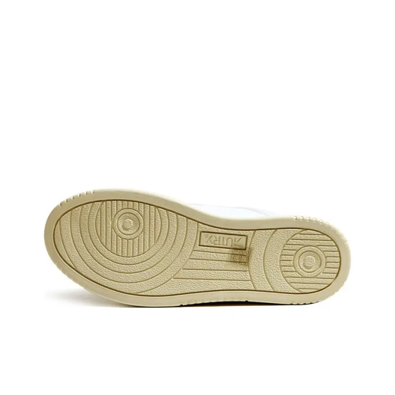 AUTRY Medalist Leather Low White Green-3