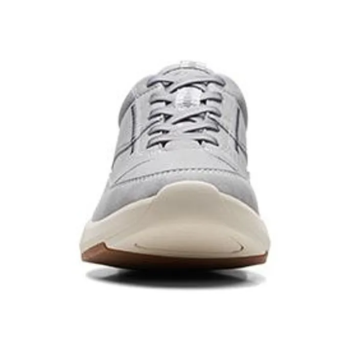 Clarks Slip Resistant Breathable Low Top Sports Casual Shoes Men's Gray-3