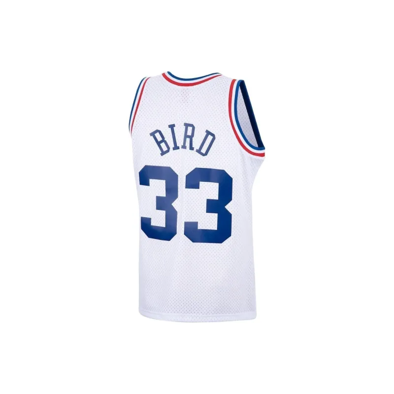 NBA x Mitchell & Ness Larry Bird White Eastern Conference Basketball Jerseys Men's White-1