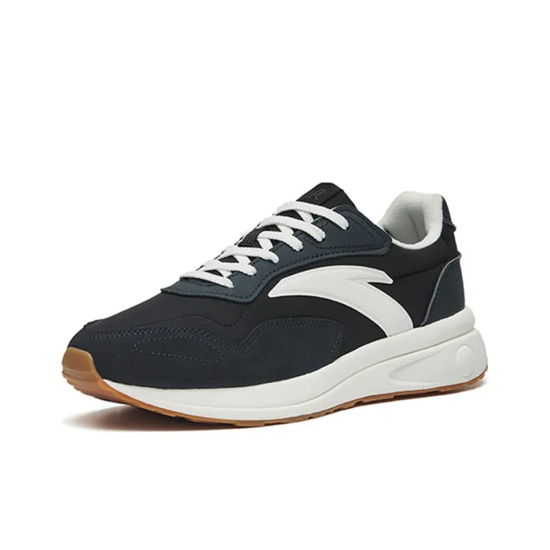 Anta Heritage 80 Cushioned Slip Resistant Abrasion Resistant Low Top Sports Casual Shoes Black-2