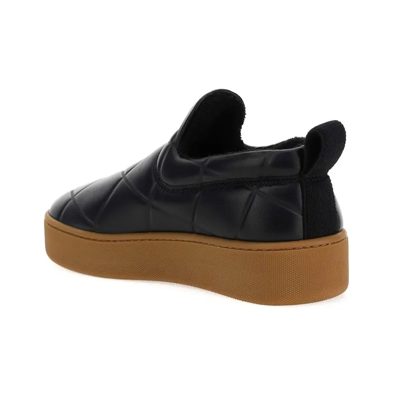 Bottega Veneta Low Top Stylish Skateboarding Shoes Women's Black-2