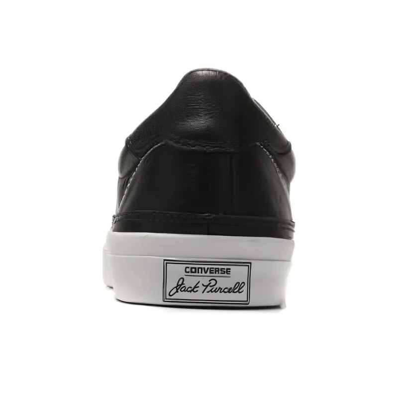 Converse Abrasion Resistant Cushioning Low Top Canvas Shoes Unisex Black-4