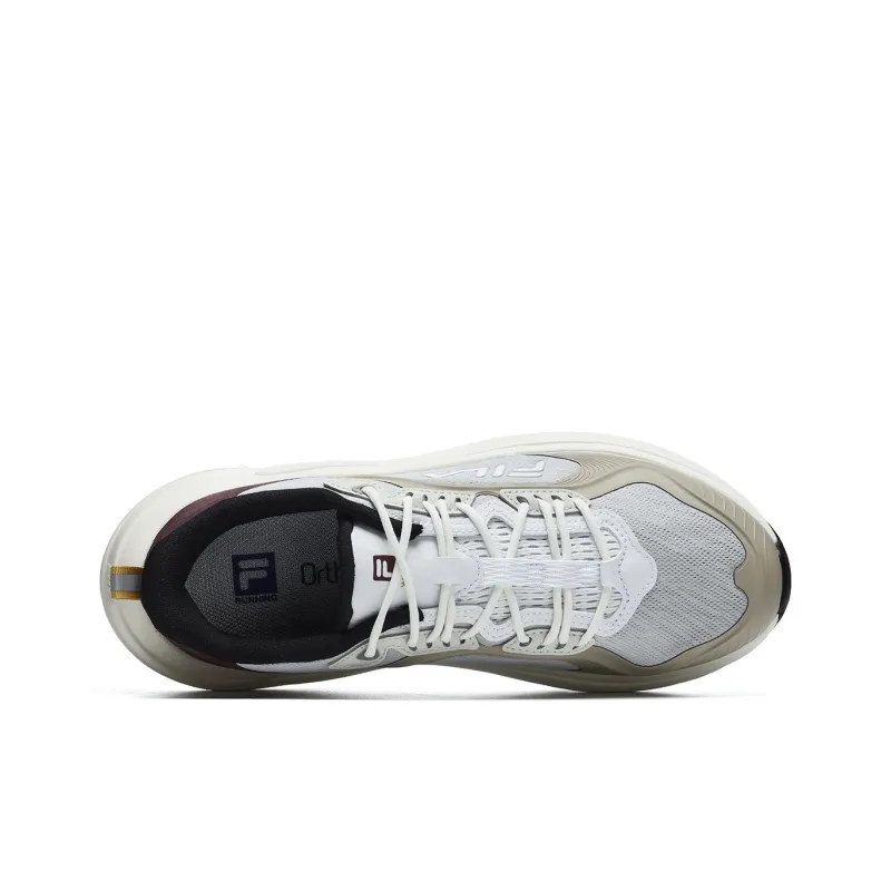 FILA WOLF Cushioning Anti Slip And Wear Resistant Low Top Casual Shoes Women's Lunar Rock Gray-3