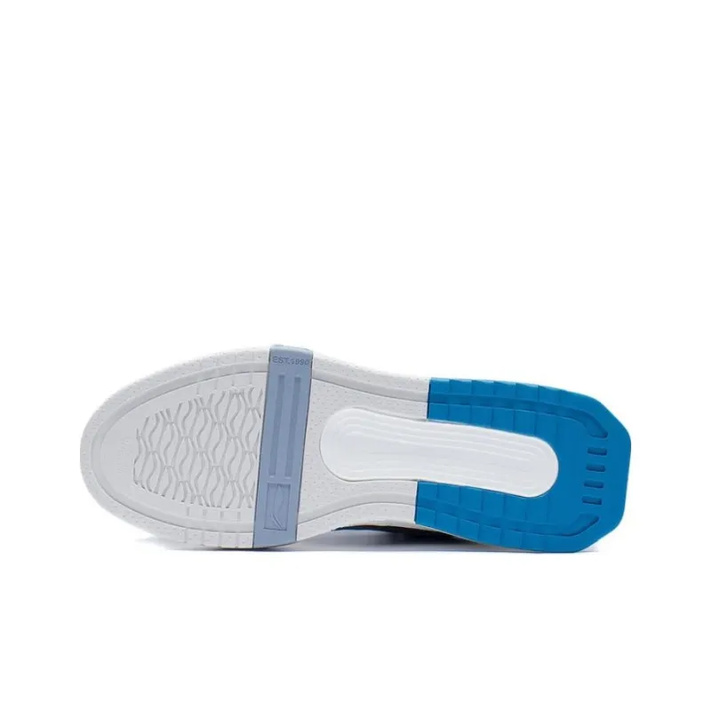 LiNing Samchen Canchun Low Top Skateboard Shoes Men's Blue Gray-4