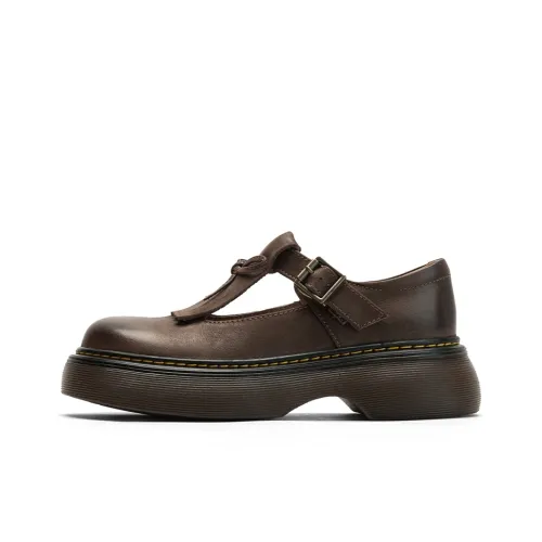 Q.VONTON Dress Shoes Women's Low-Top Dark Brown