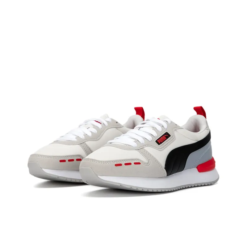 PUMA R78 Mesh 'Vaporous Grey High Risk Red'-1