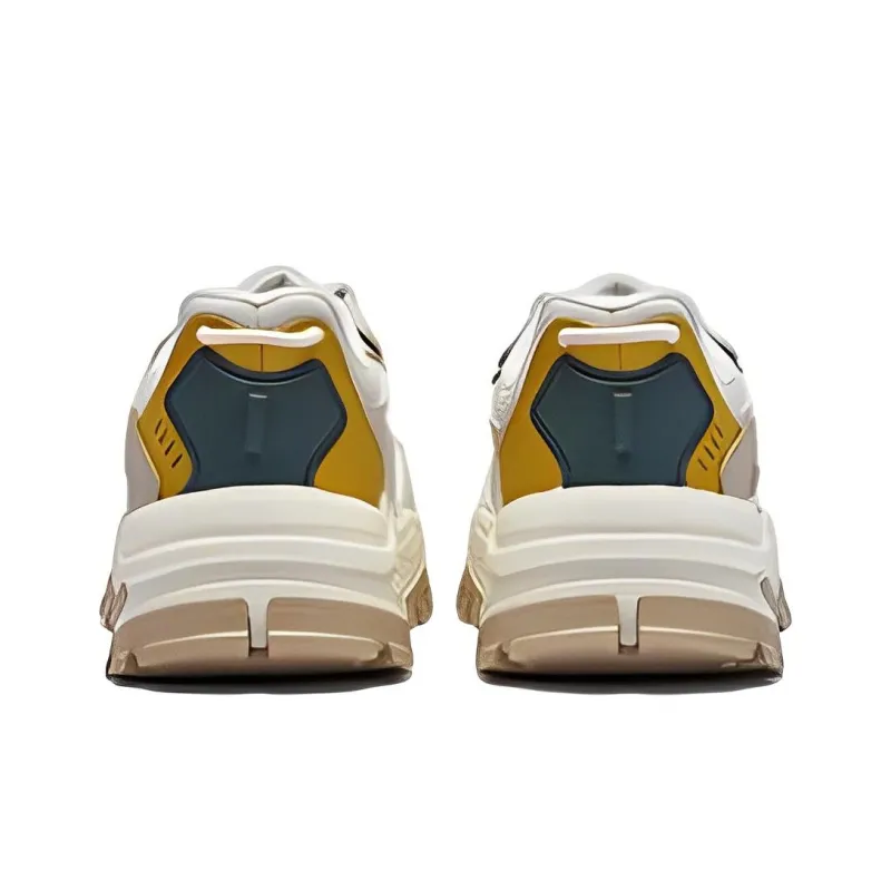 361° Cushioning Anti-Slip And Wear-Resistant Low-Top Running Shoes Men's Creamy Brown-3
