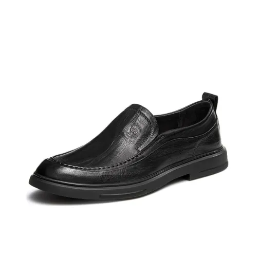 CAMEL Dress Shoes Men Low-Top