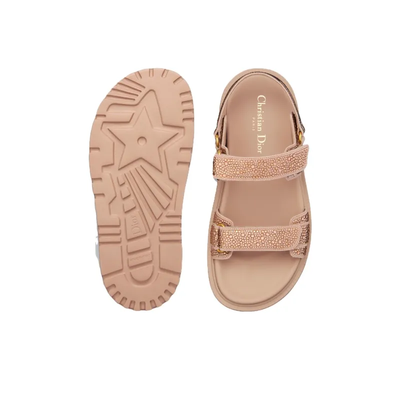 DIOR Beach Sandals Women's Pink-4