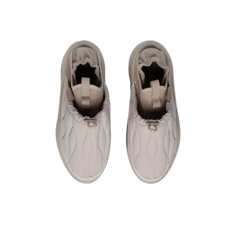 LiNing Cloud Travel Fluffy Cushioned Anti Slip And Wear Resistant Lightweight Low Top Sports Casual Shoes Women's Gray-5