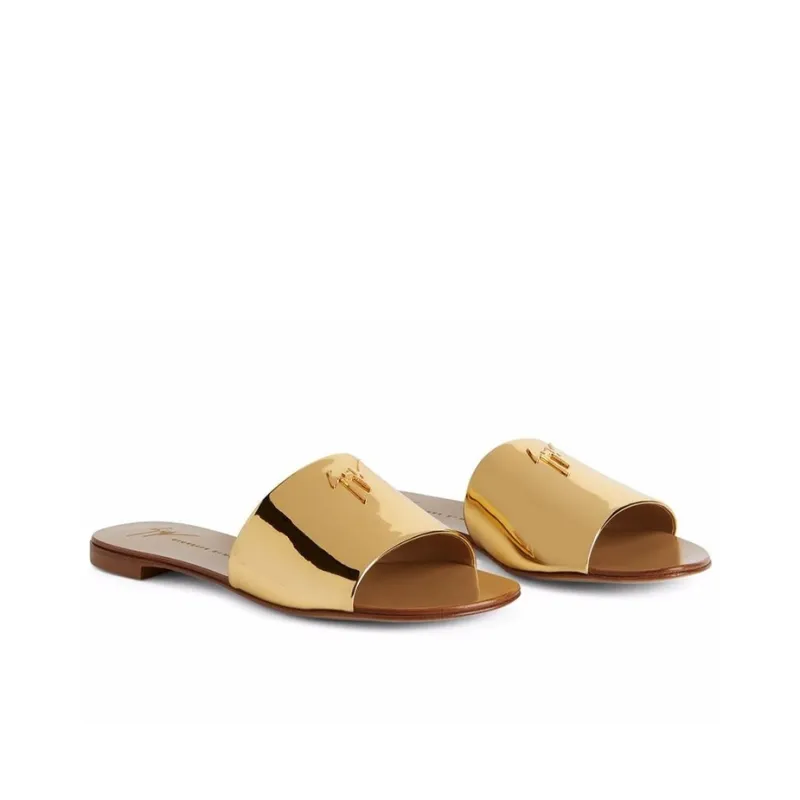 Giuseppe Zanotti Shirley Metallic Slides Women's-2