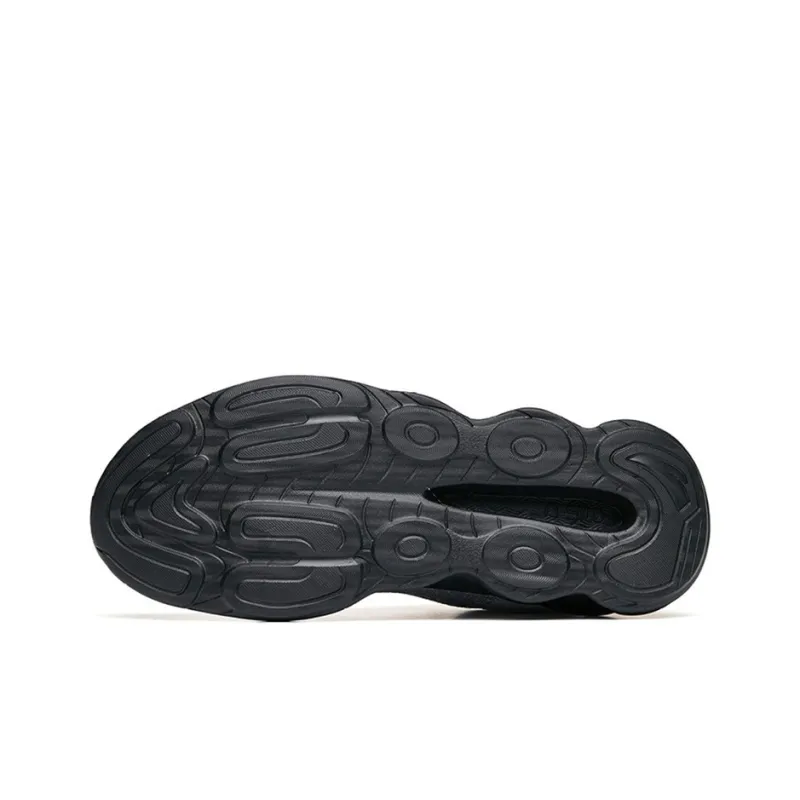 Anta Cushioned Anti-Slip Wear-Resistant Breathable Lightweight Low-Top Running Shoes Men's Gray-4