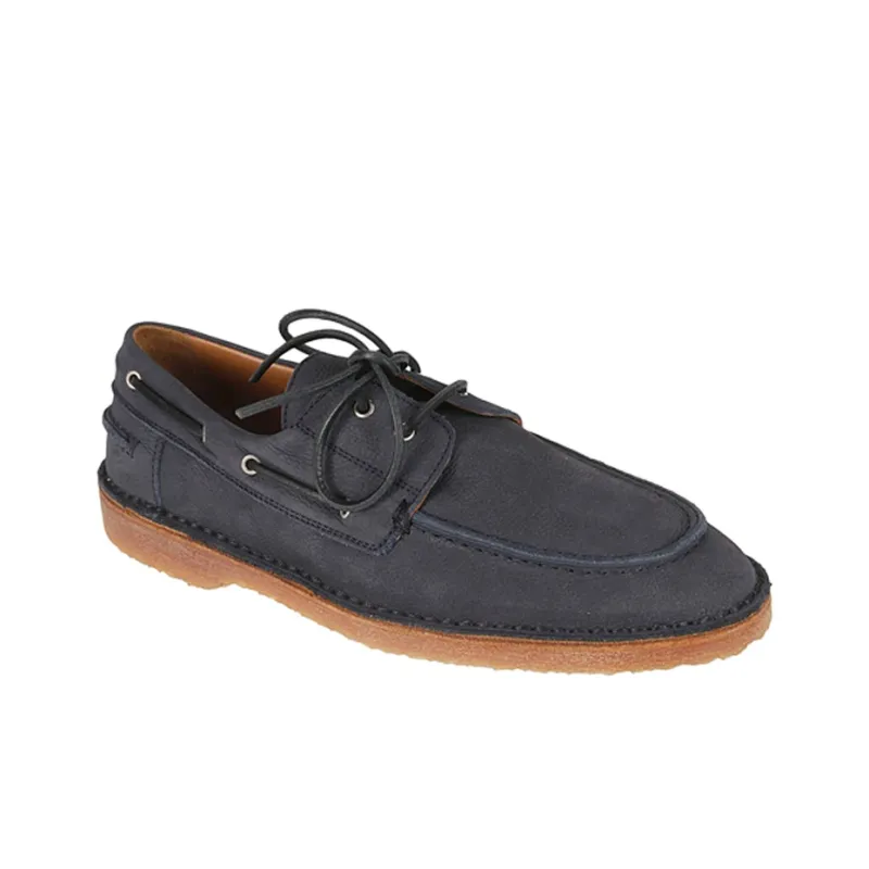 BUTTERO Round Toe Lace Up Shoes-2