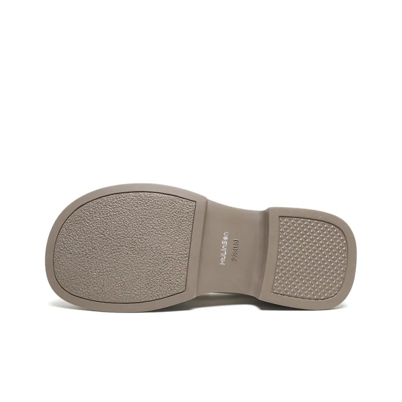 Mulinsen Loafers Women's Low Top Black/Beige-9