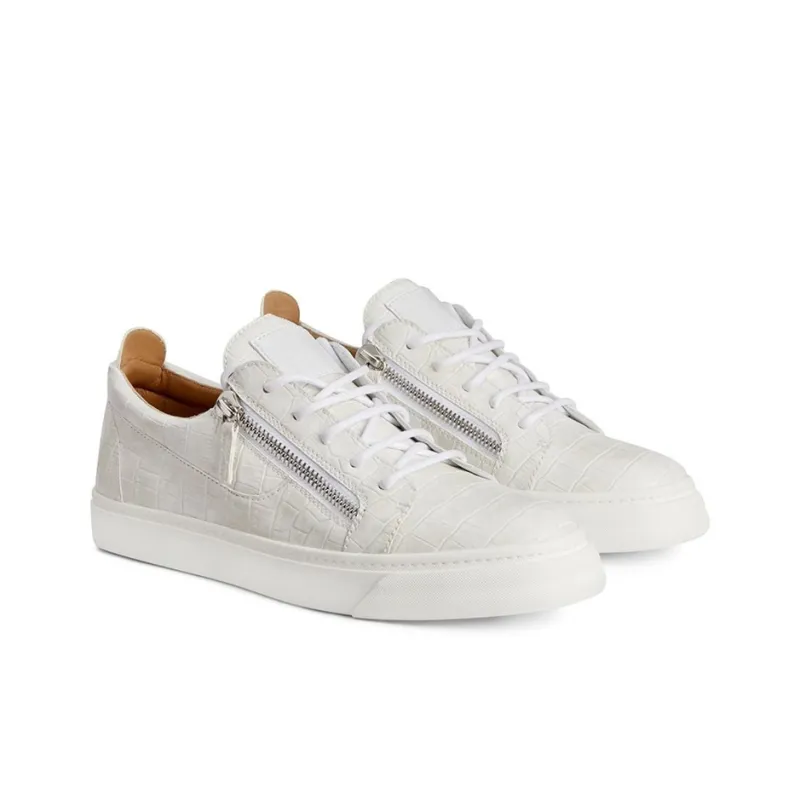 Giuseppe Zanotti Frankie Crocodile effect Sneakers-2