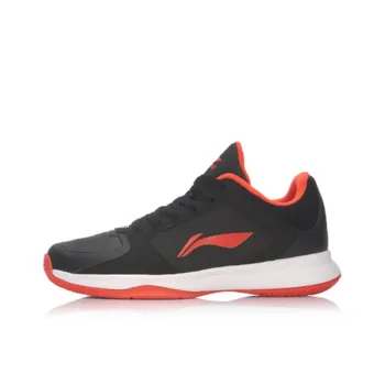 LiNing Simple Game-Ready 5th Gen Cushioning Anti-Slip And Wear-Resistant Low-Top Basketball Shoes Men's Black Red