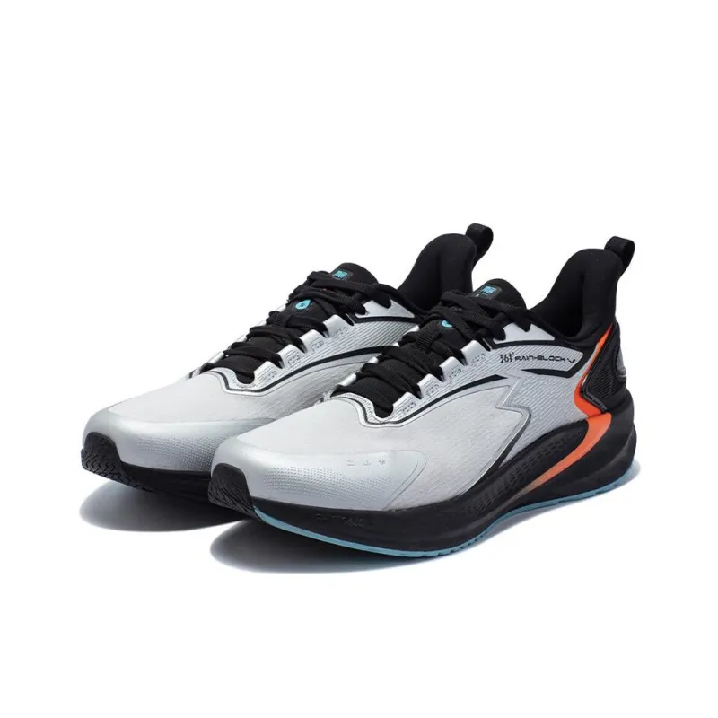 361° Slip Resistant Low Top Running Shoes Men's White-1