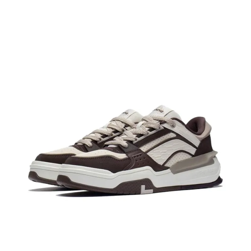 LiNing Samchen Canchun Low Top Skateboard Shoes Men's Taupe-2