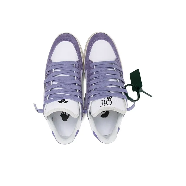 OFF WHITE 5.0 Low Top Sneakers 'Purple White' Women's-2