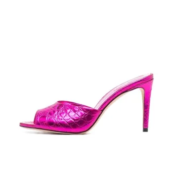 Paris Texas Slide Slippers 10cm Women's Purple