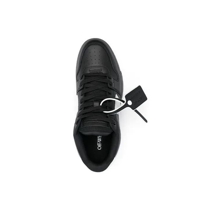 OFF WHITE Out Of Office Ooo Low Tops Black Grey White FW23-2