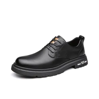 Poitulas Men's Casual Shoes Men Low Top Black/Brown