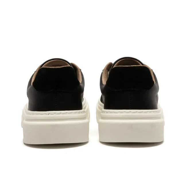 Anthony Miles Stylish Skateboarding Shoes Men's Black-3