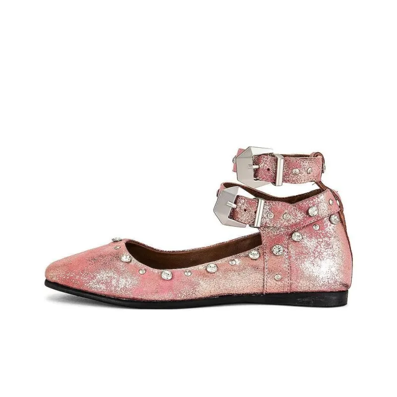 FREE PEOPLE Casual Single Shoes Women's Pink-0