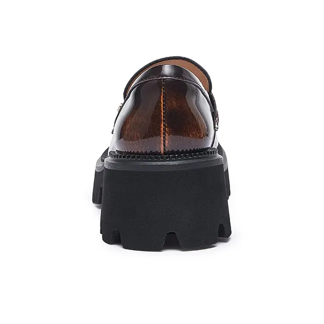 CAMEL Loafers Women's Black/Brown-10