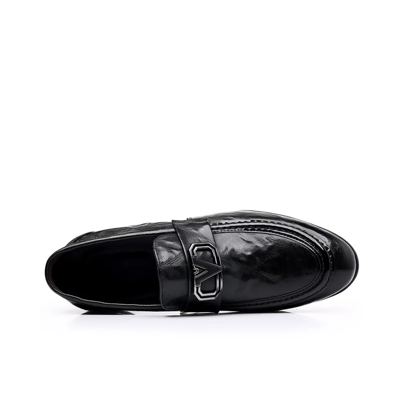ZUWUDONG Loafers Men Black-3