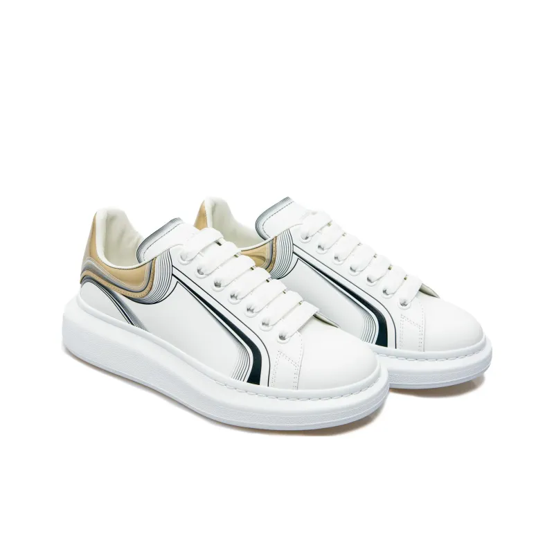 Alexander McQueen Oversized White Silver-2