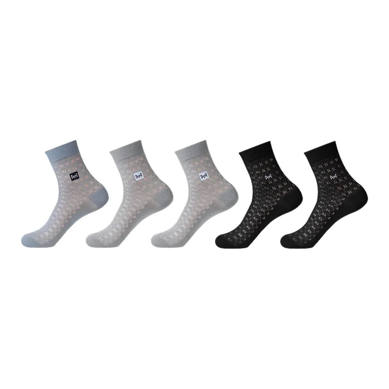MIIOW Mid Calf Socks Men's 5 Pack-2