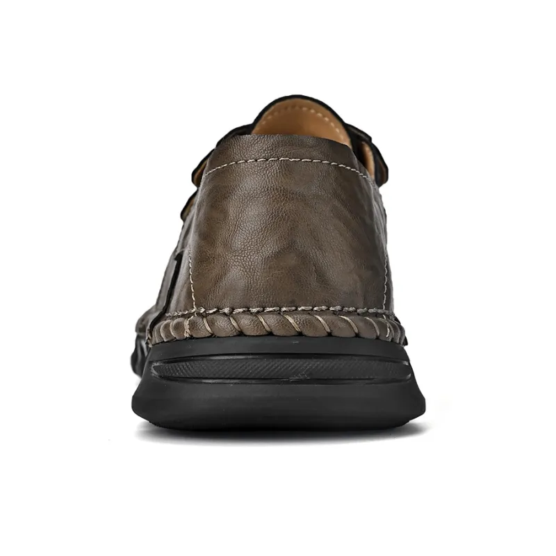 Laoks Casual Shoes Men Low Top Black/Khaki-7