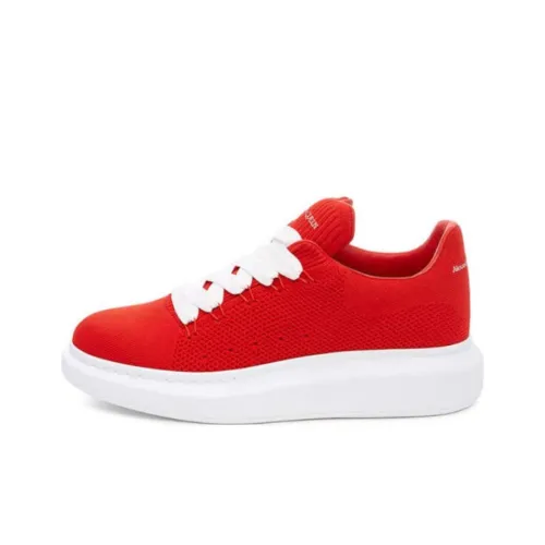Alexander McQueen Wedge Sole Knit Sneaker 'Flame Red'